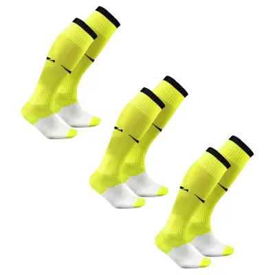 Ciorapi Fotbal C168 galben fluorescent 3 perechi