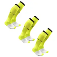 Ciorapi Fotbal C168 galben fluorescent 3 perechi
