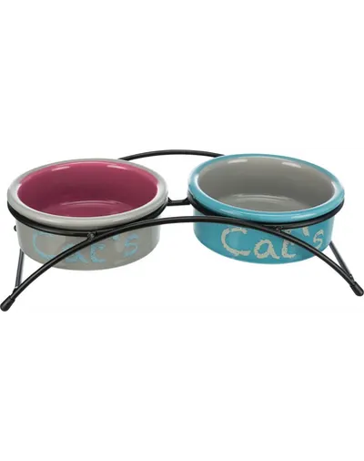 TRIXIE Set boluri ceramice "Eat on Feet" 0.3 L