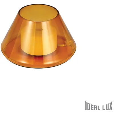 Veioza Fiaccola, 1 LED, 500 Lm, dulie GX53, D:170 mm, H:100 mm, Chihlimbar
