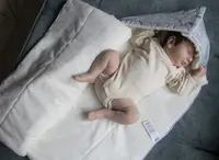 Paturica multifunctionala din bumbac BabyJem Somon