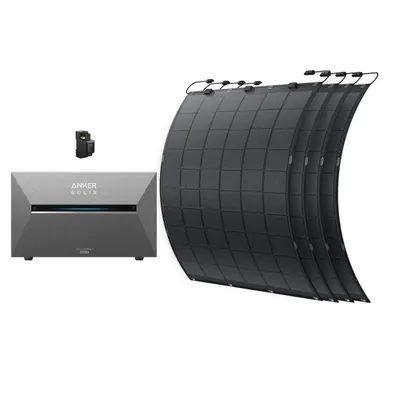 Kit fotovoltaic de balcon Anker SOLIX Solarbank 3 E2700 Pro+4xFS20+A17X7311