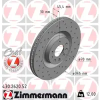 Disc frana ZIMMERMANN 430.2620.52