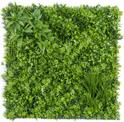 Panou decorativ Inter Ceramic - Green Wall, 100 x 100 x 5 cm