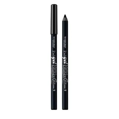 Eyeliner, Deborah Milano, Kajal 2-in-1, negru, 1.21g