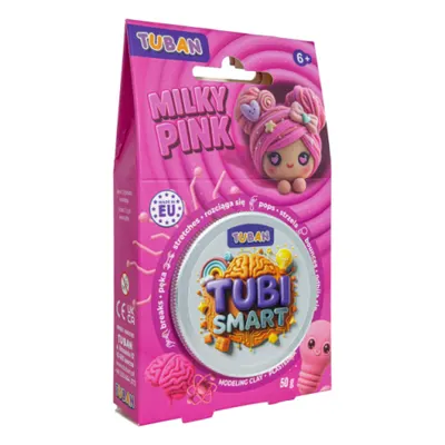 Plastilina creativa inteligenta TUBI SMART - Milky Pink, 50 g