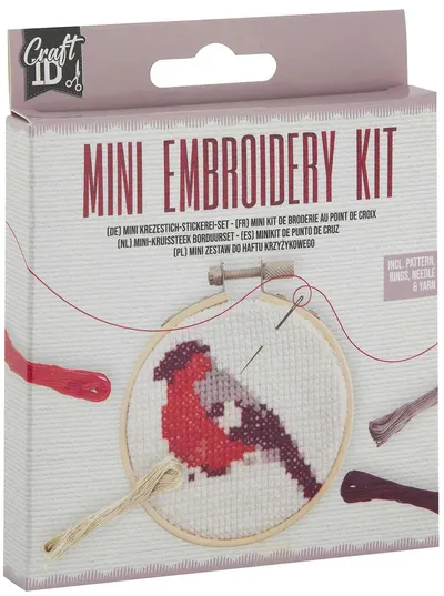 Kit de broderie creativă Grafix - Pasăre, 12.5 х 10 cm