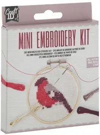 Kit de broderie creativă Grafix - Pasăre, 12.5 х 10 cm