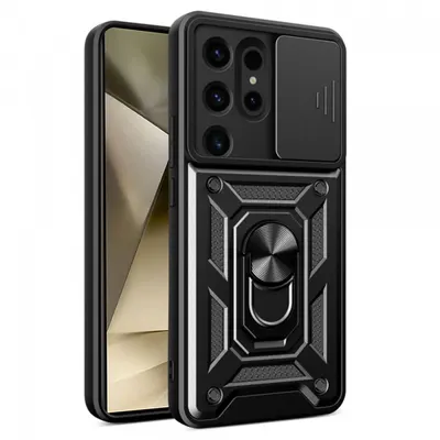 Husa pentru Samsung Galaxy S24 Ultra S928, Techsuit, CamShield, Neagra
