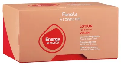 Fanola Vitamins loțiune energizantă împotriva căderii părului Energy, 12 x 10 ml