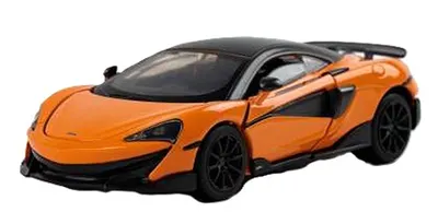 Mașinuță metalică Tayumo - McLaren 600LT, 1:32, cu sunet și lumină, 1:32, portocalie