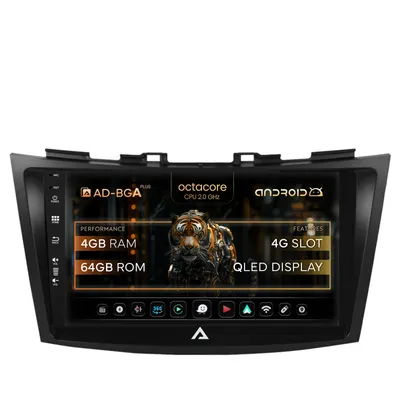 Navigatie Suzuki Swift (2011-2017), Android, A-Octacore 4GB RAM + 64GB ROM, 9 Inch - AD-BGA9004+AD-BGRKIT304