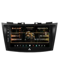 Navigatie Suzuki Swift (2011-2017), Android, A-Octacore 4GB RAM + 64GB ROM, 9 Inch - AD-BGA9004+AD-BGRKIT304