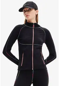 Bluza de trening cu fermoar -