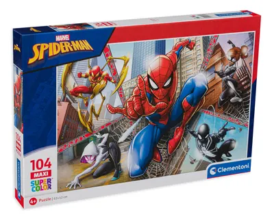 Puzzle Clementoni din 104 de maxi piese - Spiderman
