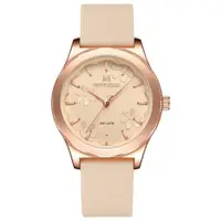 Ceas de dama Naviforce Luxury Fashion Casual Quartz Silicon Roz