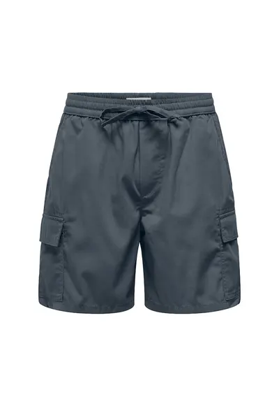 Pantaloni scurti sport barbati Sons - 22034462 - Bumbac/Poliester - 45797 - Gri