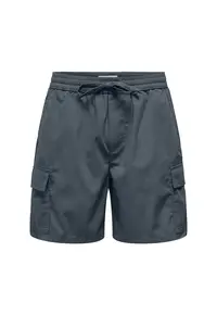Pantaloni scurti sport barbati Sons - 22034462 - Bumbac/Poliester - 45797 - Gri