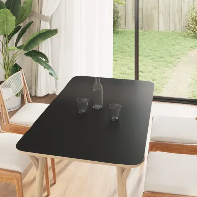 vidaXL Autocolant pentru mobilă autoadeziv, negru mat, 90x500 cm, PVC
