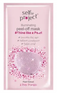 Masca exfolianta iluminanta Galaxy Shine Like A Pearl, 12ml, Selfie Project