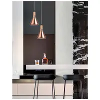 Lampa suspendata VENANZIO Cooper Metal & Natural Lemn Negru & Alb Fabric Wire LED E27 1x12W IP20 Fara bec