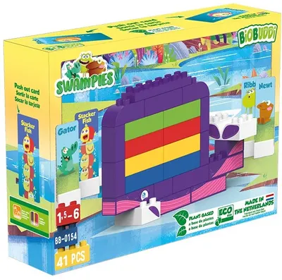 Constructor BioBuddi Swampies -Creația râului, 41 de piese