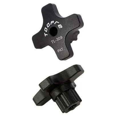 Cheie pentru capacul de preîncărcare Hollowtech II bicicletă - aluminiu