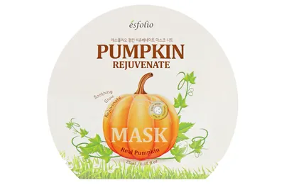 Masca pentru fata rejuvenanta cu extract de dovleac, 28g, Esfolio