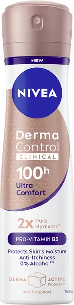 Spray deodorant Nivea Derma Control - Clinical Ultra Comfort, 150 ml
