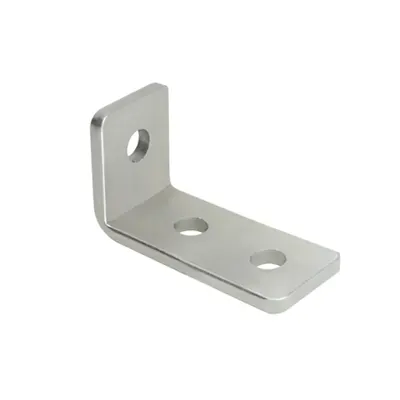 CELO Hole corner 3-3 angle bracket pentru Strut steel zincat 105x40x5
