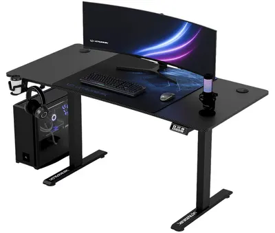 Birou pentru gaming Ultradesk - Level V2, albastru