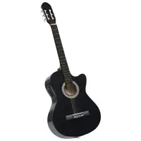Gossi chitara clasica occidentala cu egalizator, 6 corzi, negru