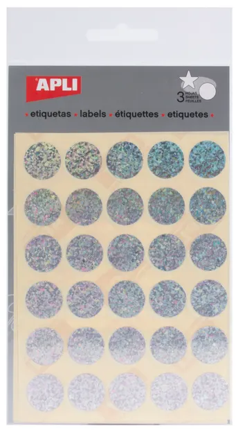 Stickere Praf de stele, cerc, 20mm, 3 coli/pac.