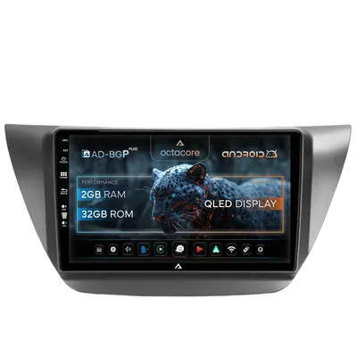 Navigatie Mitsubishi Lancer (2003-2007), Android, P-Octacore 2GB RAM + 32GB ROM, 9 Inch - AD-BGP9002+AD-BGRKIT282