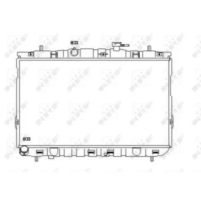 Radiator, racire motor NRF 53355