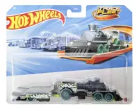 Set camion cu remorca, Hot Wheels, Track Fleet, Nitro Rail, JCM64