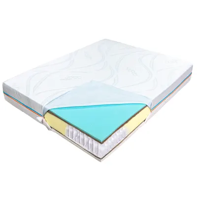 Saltea de pat cu Arcuri Pocket 90×200- Bio Cocos, Latex, Thermo Dream