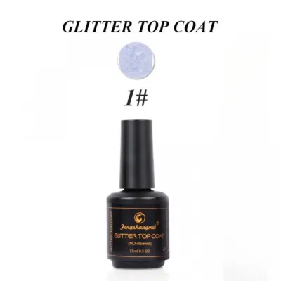 Top Coat Glitter #1 FSM No Cleanse 15ml