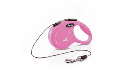 Flexi Lesa New Classic Cord S 5 m Roz