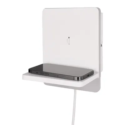 Aplică de perete albă LED cu intensitate reglabilă Fairfield – Trio
