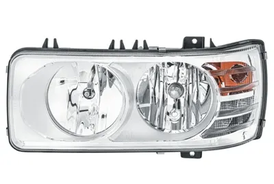 Far stanga (H1 H7 P21W, manual, cu lumina de zi, culoare insert: crom platinat, culoare indicator: transparent) potrivit DAF LF 05.13