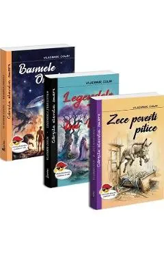 Pachet 3 carti: Zece povesti pitice + Legendele Tarii lui Vam + Basmele Omului
