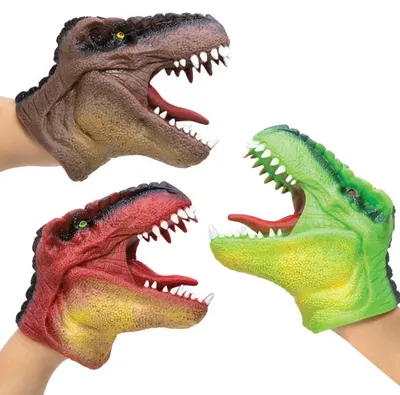 Bigjigs Hand Doll - Dinozauri, asortiment