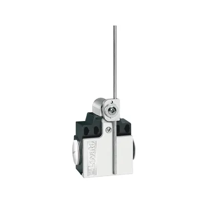 Limitator de Cursa, K Series, Adjustable Roller Lever, 2 Side Cable Entry. Dimensions Compatible To En 50047, Plastic Body, Contacts 1no+1nc Snap Action. Plastic Rod