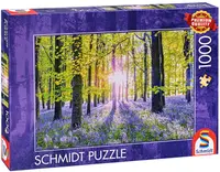 Puzzle Schmidt din 1000 de piese - Pădure tăcută de albăstrele