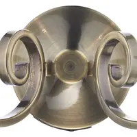 Aplica Murray Double Wall Bracket Antique Brass