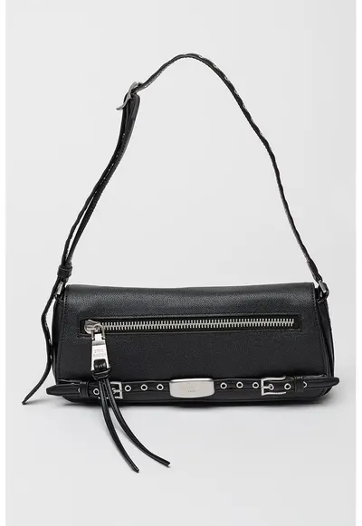 Geanta crossbody de piele ecologica Indara - Negru