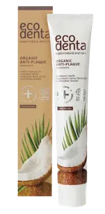 Pasta de dinti antiplaca cu ulei de cocos, 75ml, Ecodenta