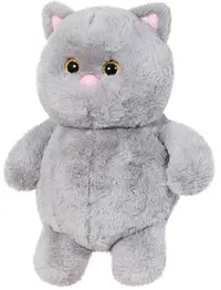 Jucărie de pluș Stip - Grey Cat, 35 cm