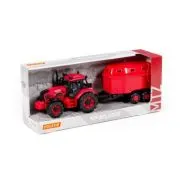 Tractor cu remorca animale, 40x11. 5x17 cm, Polesie